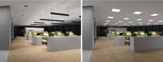 Office lighting maintenance Leeds