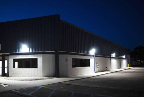 Modern outside lighting Leeds installation