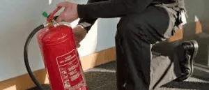 Annual fire extinguisher servicing and inspection